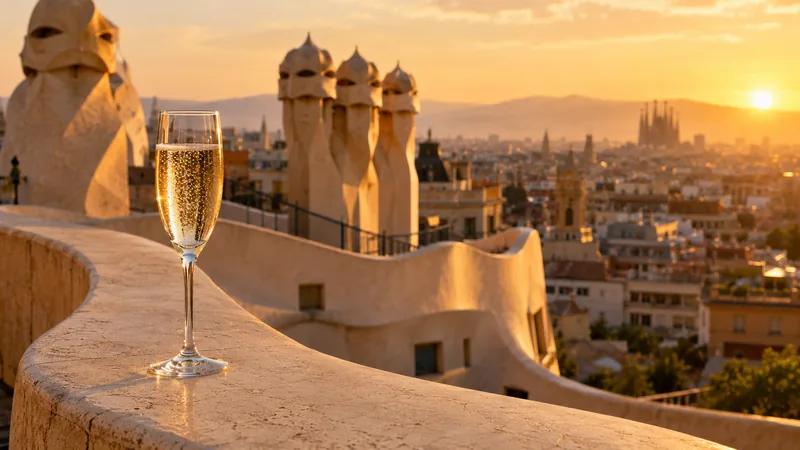 Goldene Stunde und La Pedrera Tour